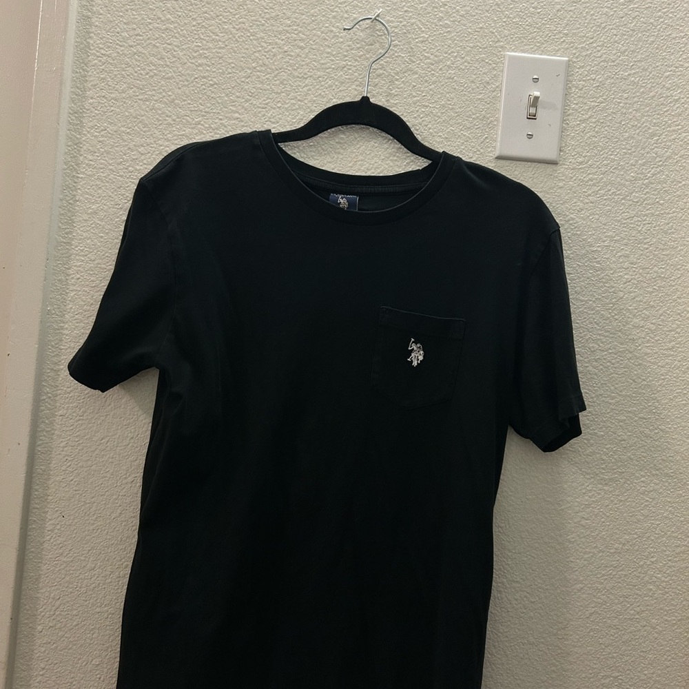 Black Men's Polo T-Shirt